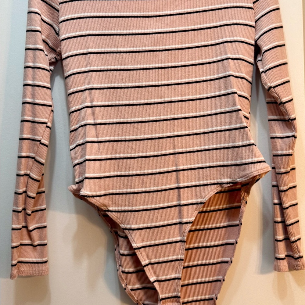 Striped Long Sleeve Bodysuit